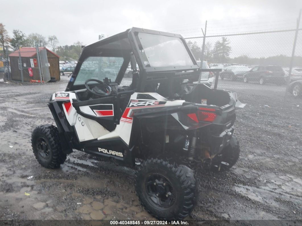 2015 POLARIS RZR S 900 White  Gasoline 4XAVBA879FB320803 photo #4