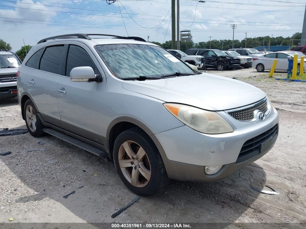 2008 HYUNDAI VERACRUZ GLS/LIMITED/SE Silver  Gasoline KM8NU73C38U065773 photo #1