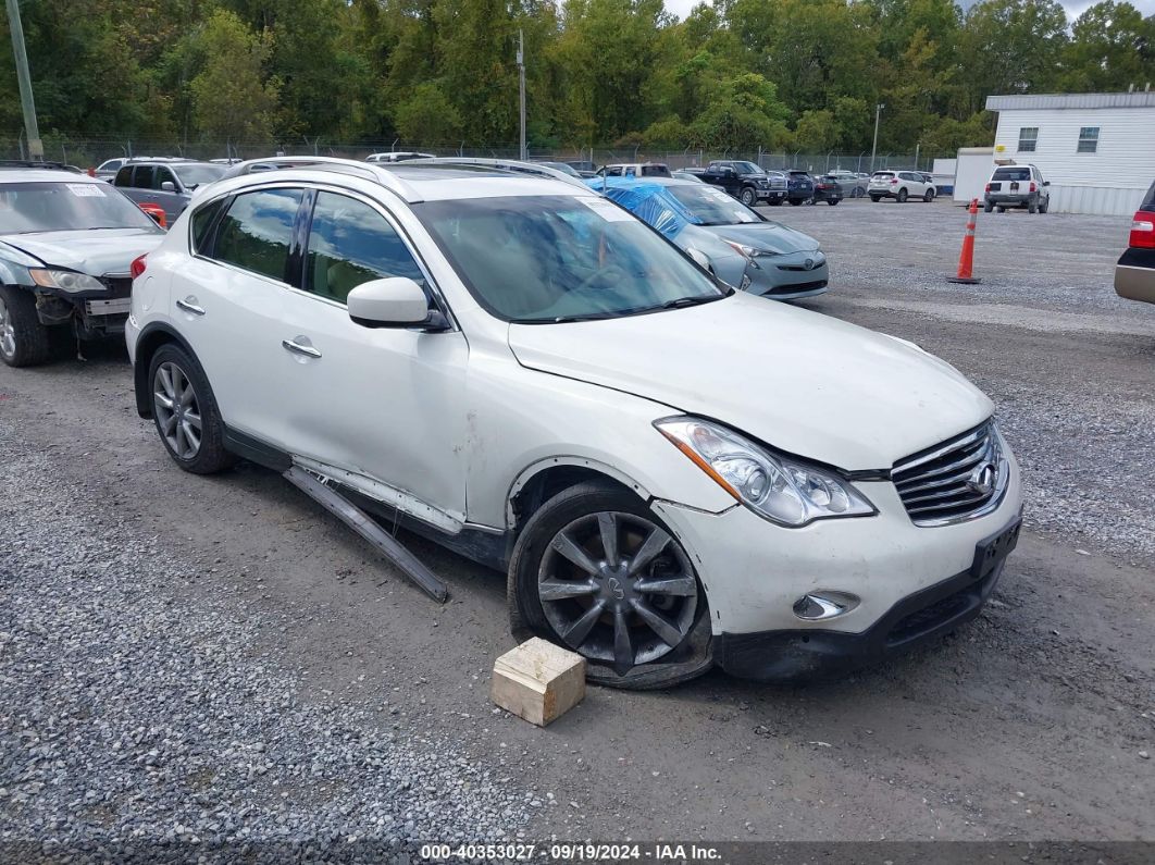 2013 INFINITI EX37 JOURNEY White  Gasoline JN1BJ0HR0DM480115 photo #1