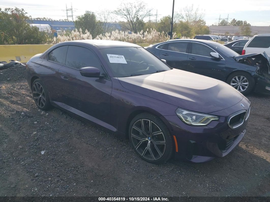 2024 BMW 230 I XDRIVE Purple  Gasoline 3MW33CM02R8E53178 photo #1