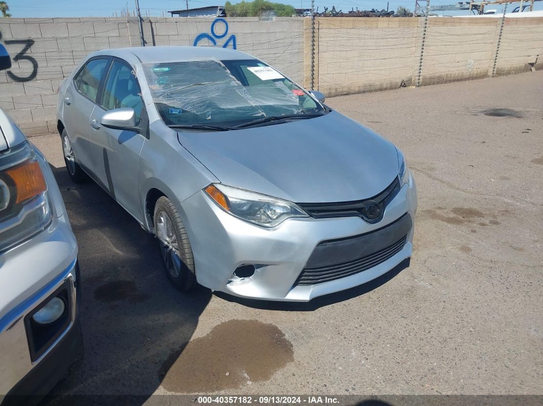 2014 TOYOTA COROLLA LE PLUS Gray  Gasoline 5YFBURHE3EP031175 photo #1