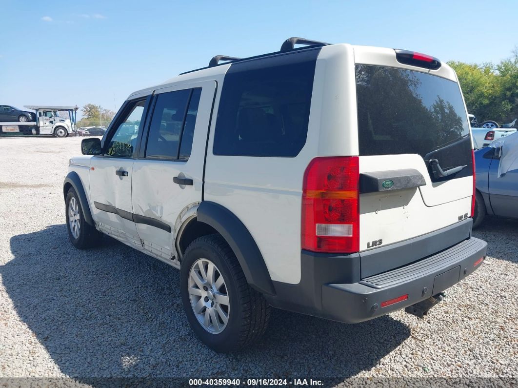 2005 LAND ROVER LR3 SE White  Gasoline SALAA25415A309625 photo #4