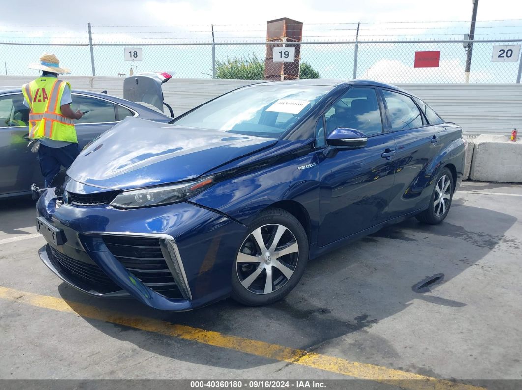 2016 TOYOTA MIRAI Blue  Other JTDBVRBD8GA000931 photo #3