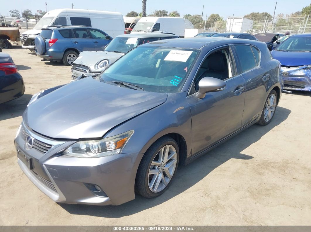 2014 LEXUS CT 200H HYBRID Gray  Hybrid JTHKD5BH9E2189724 photo #3