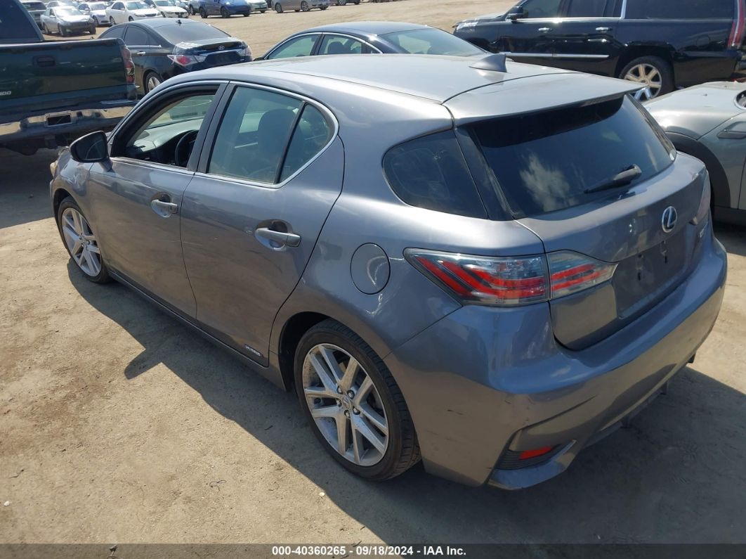 2014 LEXUS CT 200H HYBRID Gray  Hybrid JTHKD5BH9E2189724 photo #4