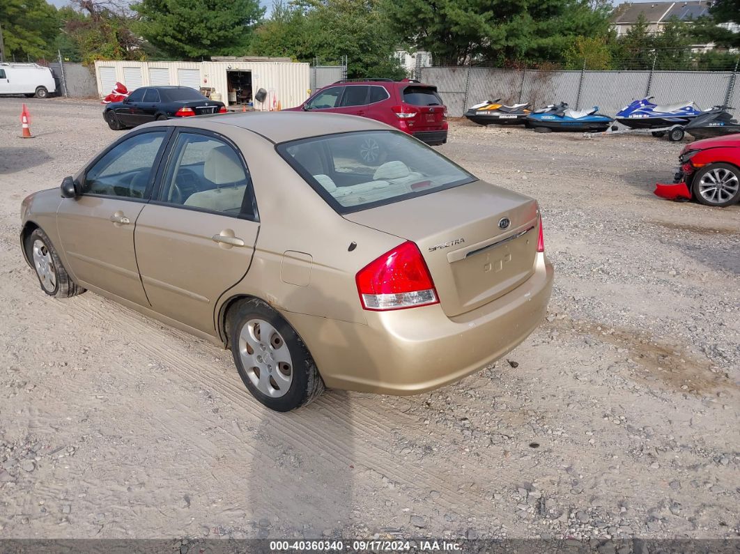 2009 KIA SPECTRA EX Gold  Gasoline KNAFE222X95653065 photo #4