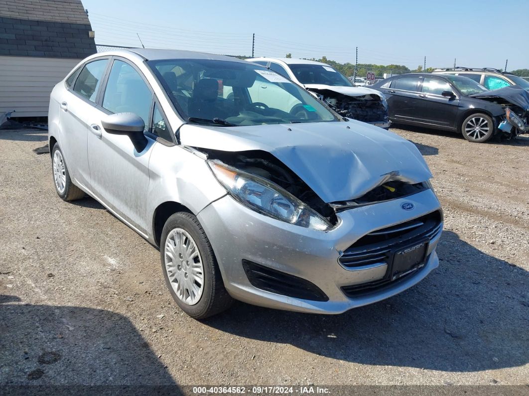 2015 FORD FIESTA S Silver  Gasoline 3FADP4AJ6FM129416 photo #1