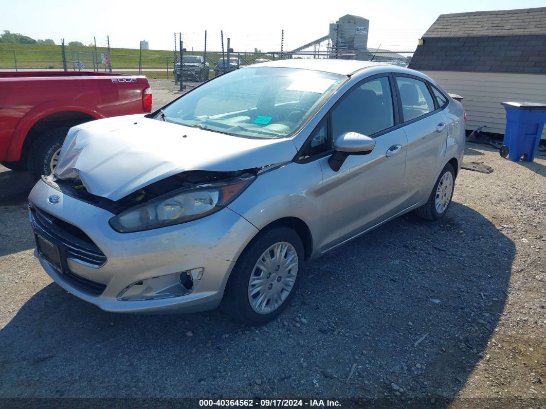 2015 FORD FIESTA S Silver  Gasoline 3FADP4AJ6FM129416 photo #3