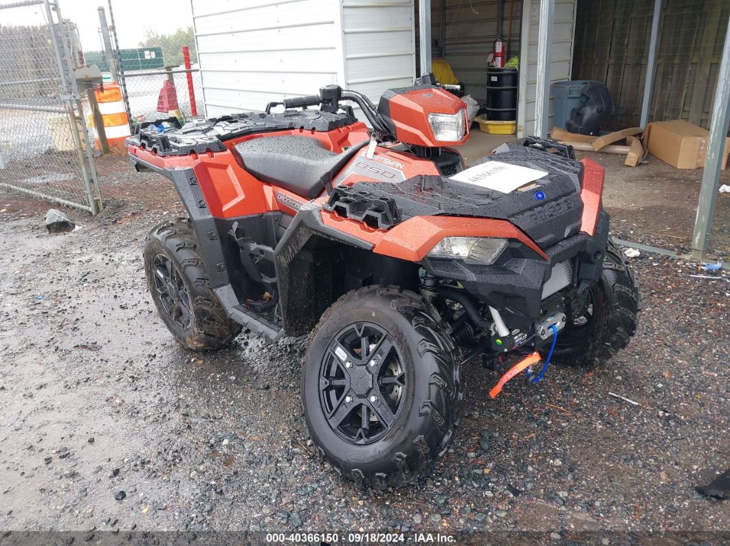 2021 POLARIS SPORTSMAN 850 PREMIUM Orange  Gasoline 4XASXE852MB330144 photo #1