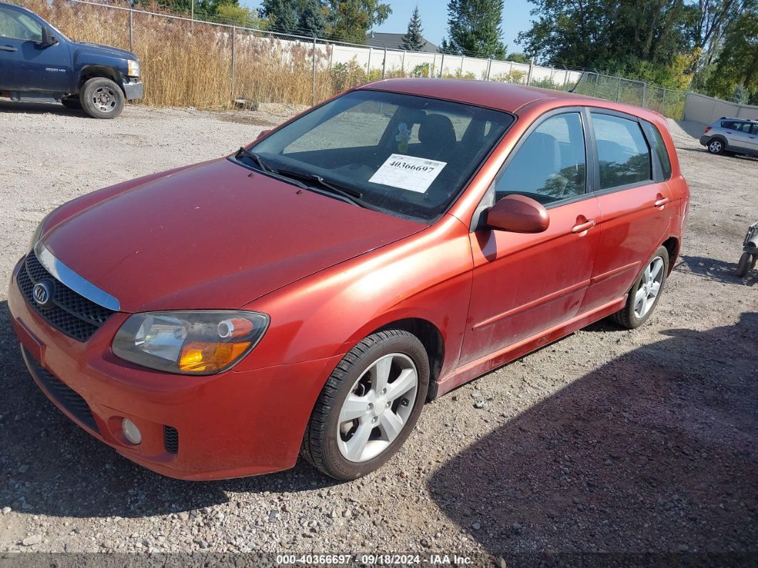 2009 KIA SPECTRA5 SX Orange  Gasoline KNAFE241695024861 photo #3