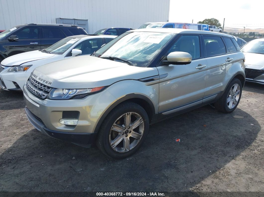 2013 LAND ROVER RANGE ROVER EVOQUE PURE Silver  Gasoline SALVR2BG5DH738510 photo #3