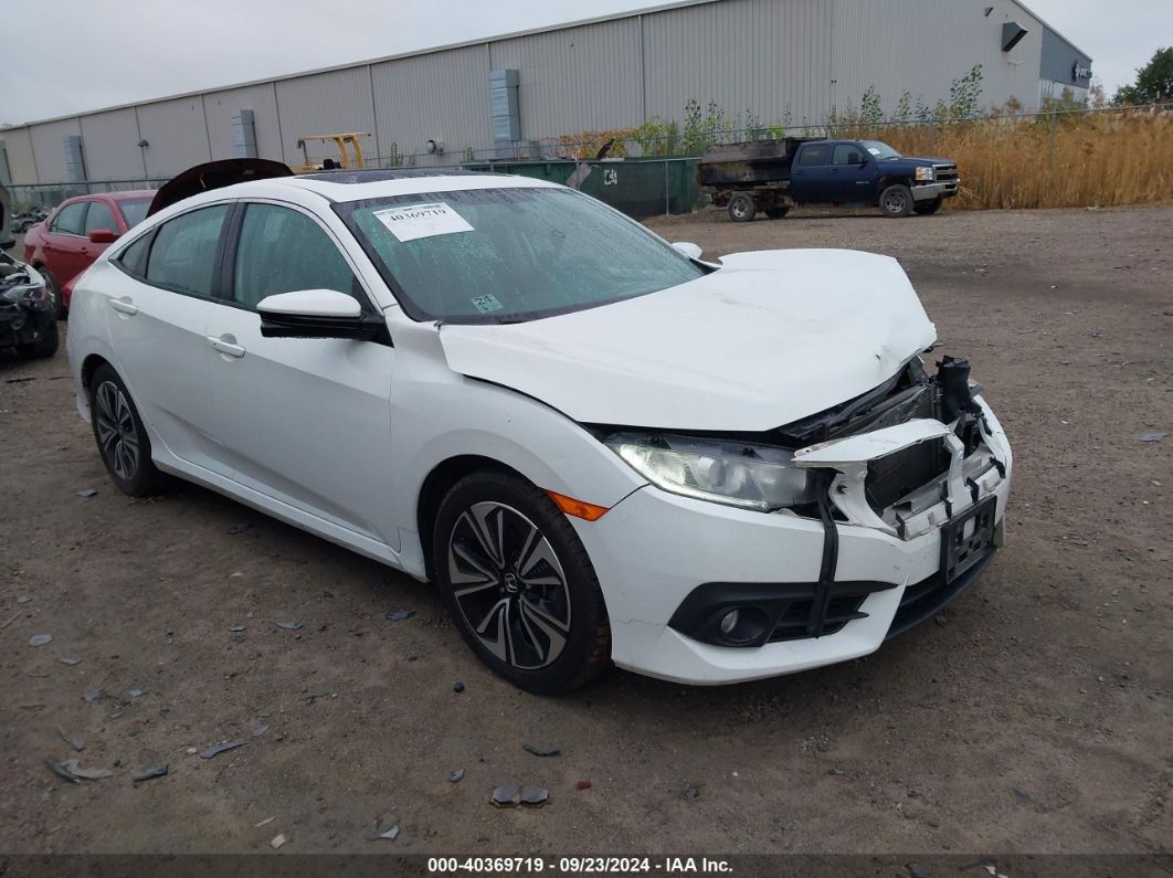 2017 HONDA CIVIC EX-L White  Gasoline 2HGFC1F70HH640763 photo #1