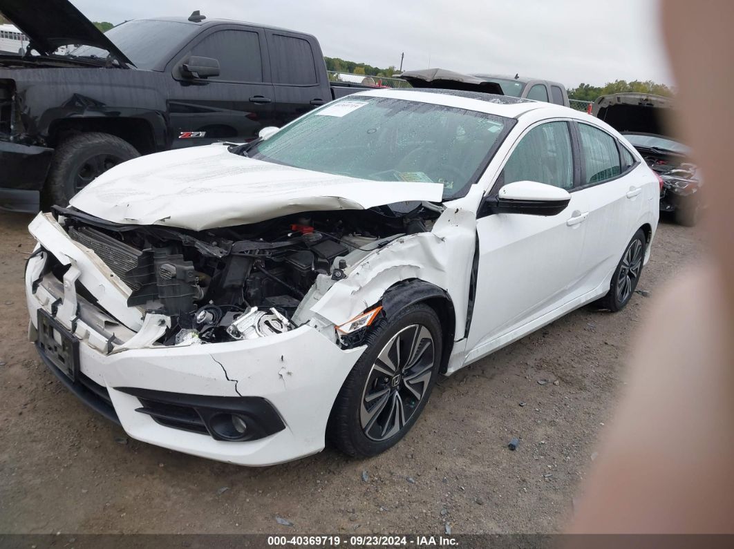 2017 HONDA CIVIC EX-L White  Gasoline 2HGFC1F70HH640763 photo #3