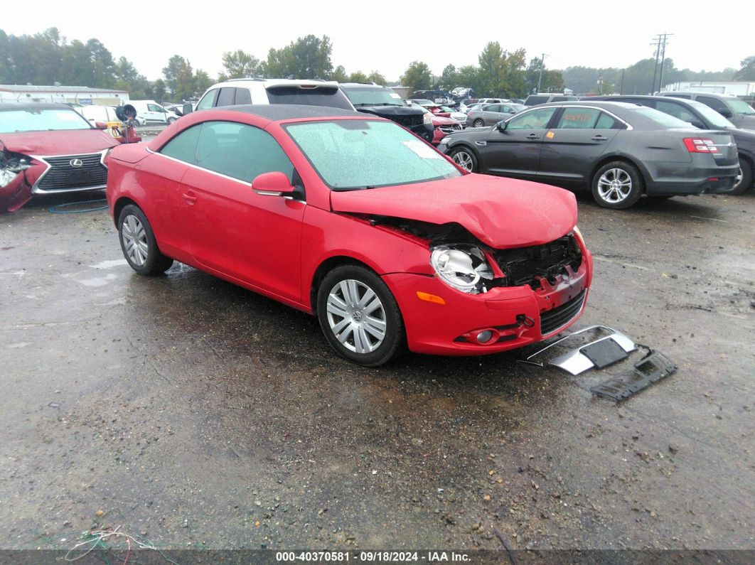 2007 VOLKSWAGEN EOS 2.0T Red  Gasoline WVWBA71F87V022889 photo #1