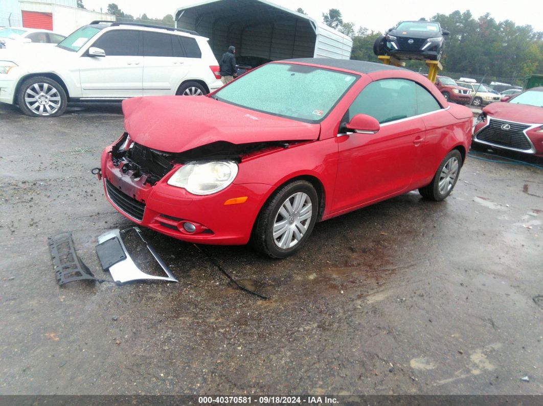 2007 VOLKSWAGEN EOS 2.0T Red  Gasoline WVWBA71F87V022889 photo #3