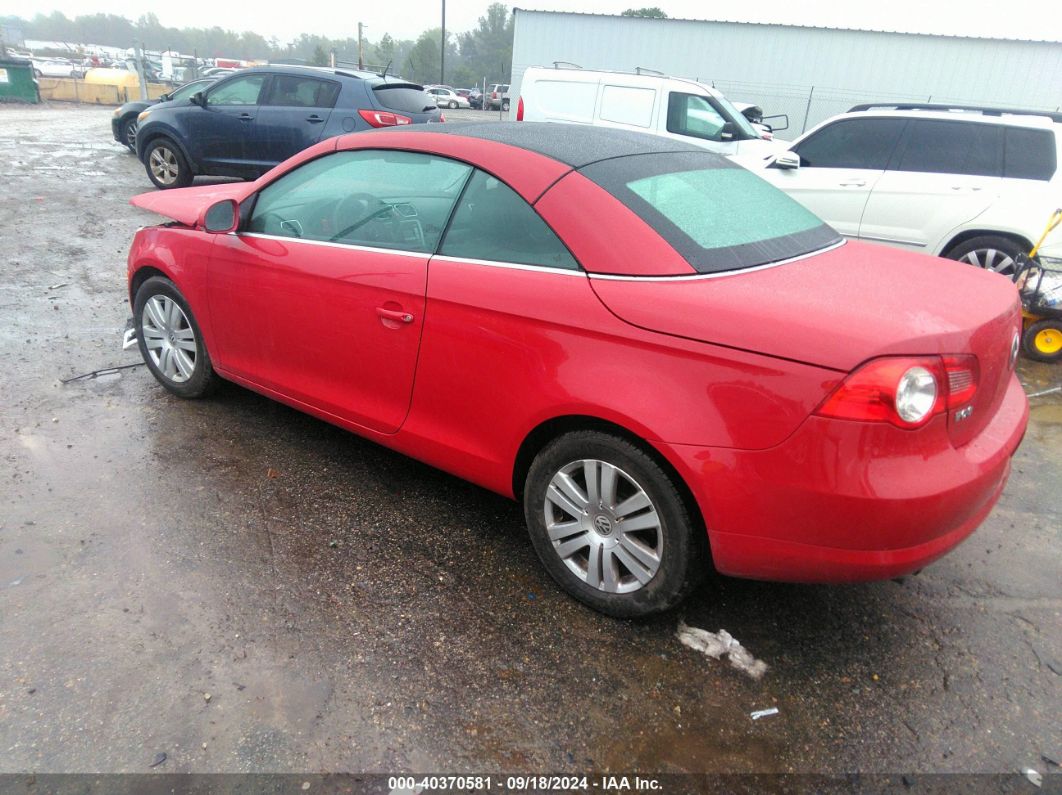 2007 VOLKSWAGEN EOS 2.0T Red  Gasoline WVWBA71F87V022889 photo #4