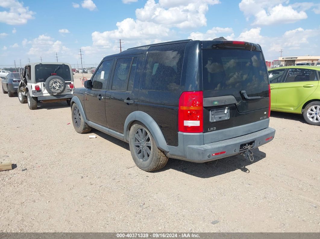 2007 LAND ROVER LR3 V8 SE Black  Gasoline SALAE25407A418066 photo #4