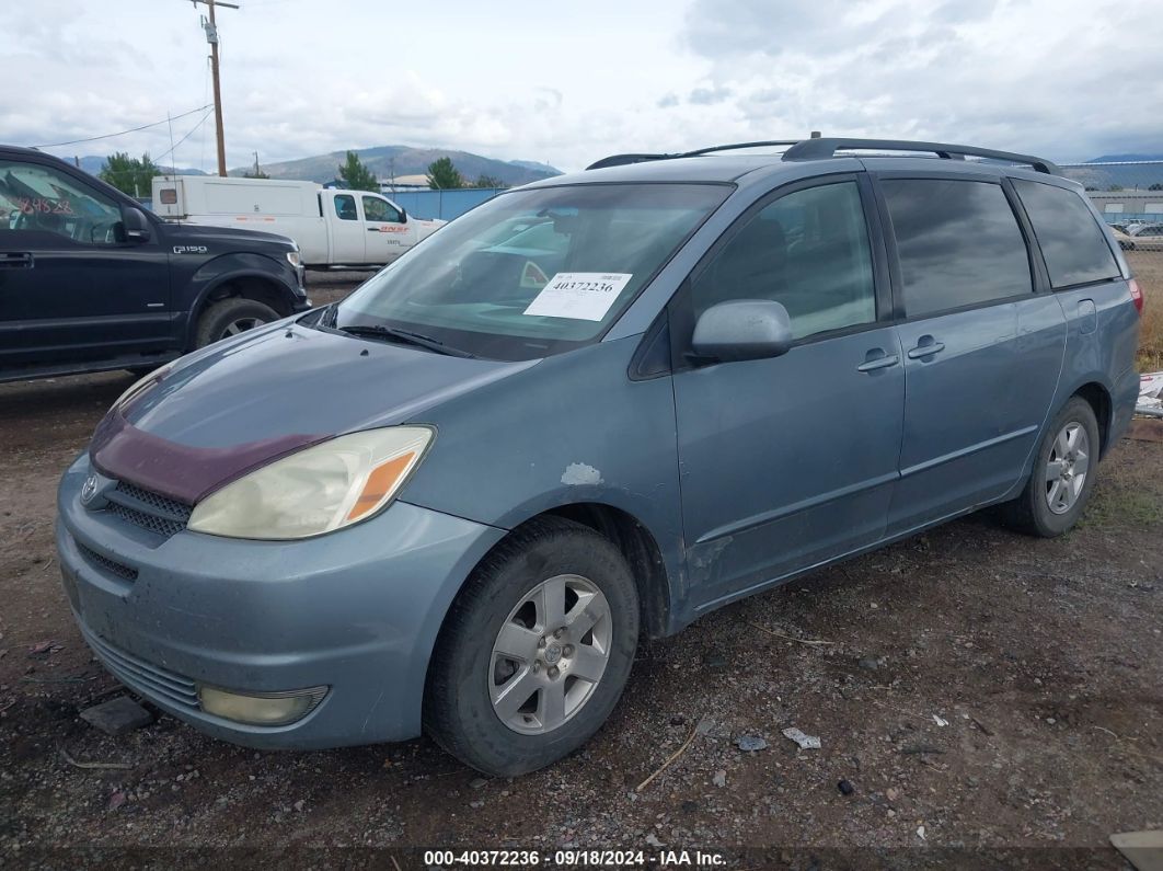 2004 TOYOTA SIENNA XLE Blue  Gasoline 5TDZA22C74S102390 photo #3