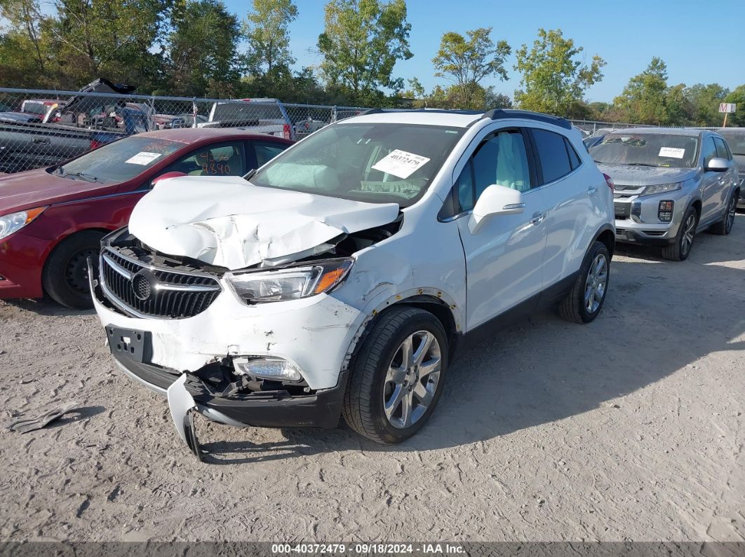 2018 BUICK ENCORE PREFERRED II White  Gasoline KL4CJFSBXJB506804 photo #3