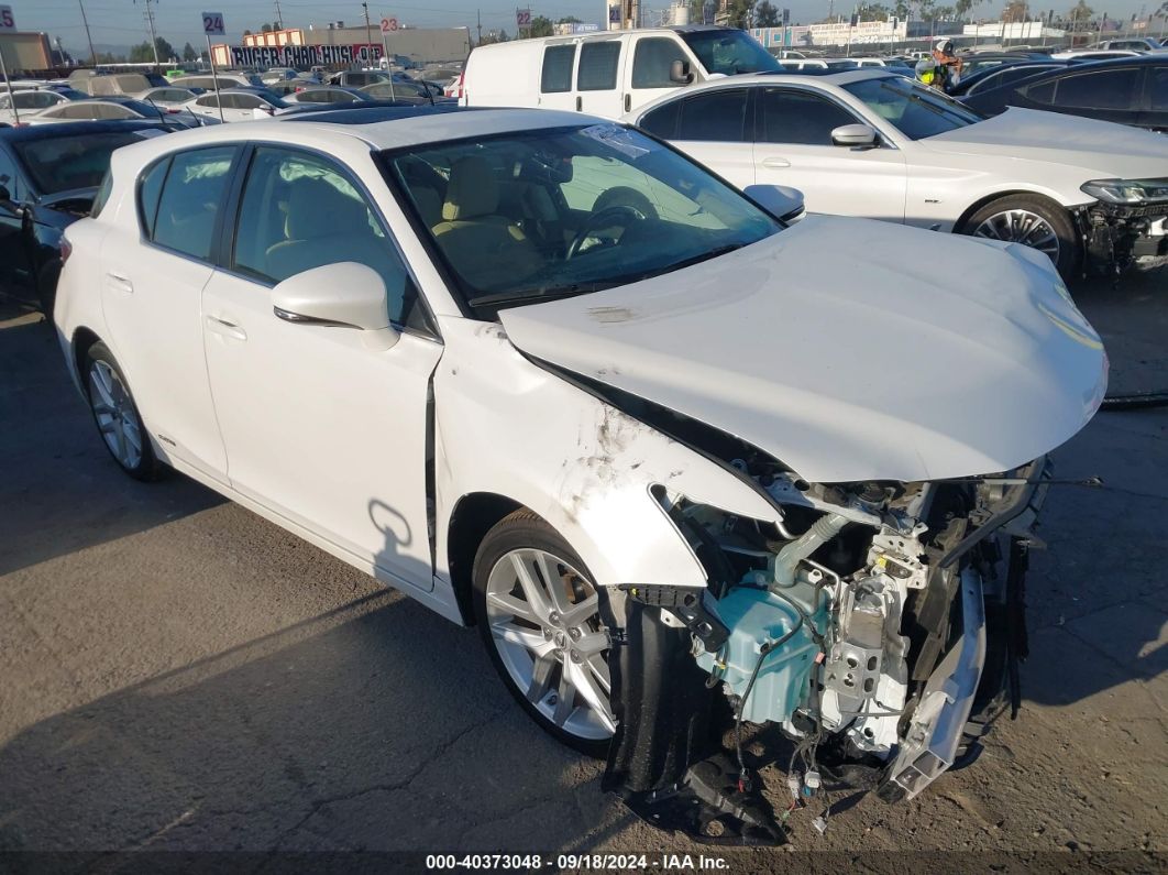 2015 LEXUS CT 200H White  Hybrid JTHKD5BH2F2245181 photo #1