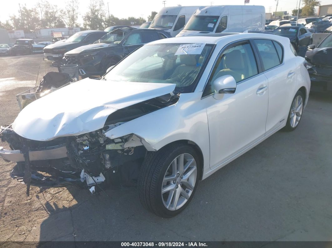 2015 LEXUS CT 200H White  Hybrid JTHKD5BH2F2245181 photo #3