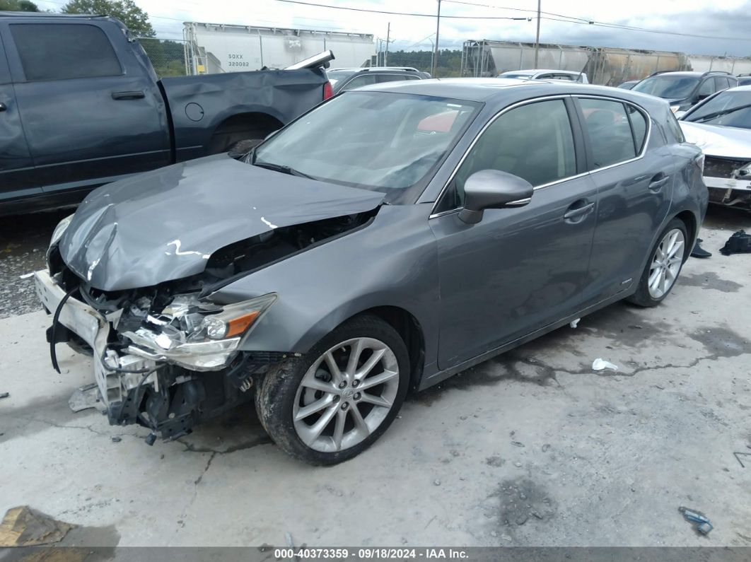 2013 LEXUS CT 200H Gray  Hybrid JTHKD5BH3D2167247 photo #3