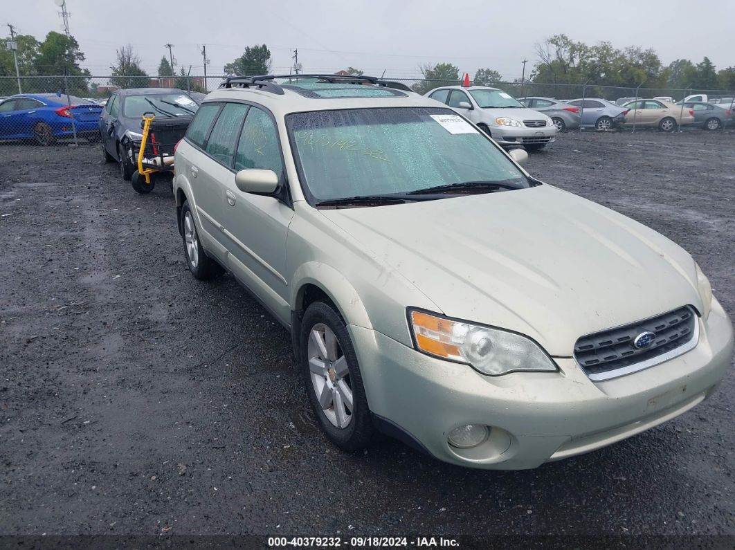 2006 SUBARU OUTBACK 2.5I LIMITED Gold  Gasoline 4S4BP62C867319382 photo #1