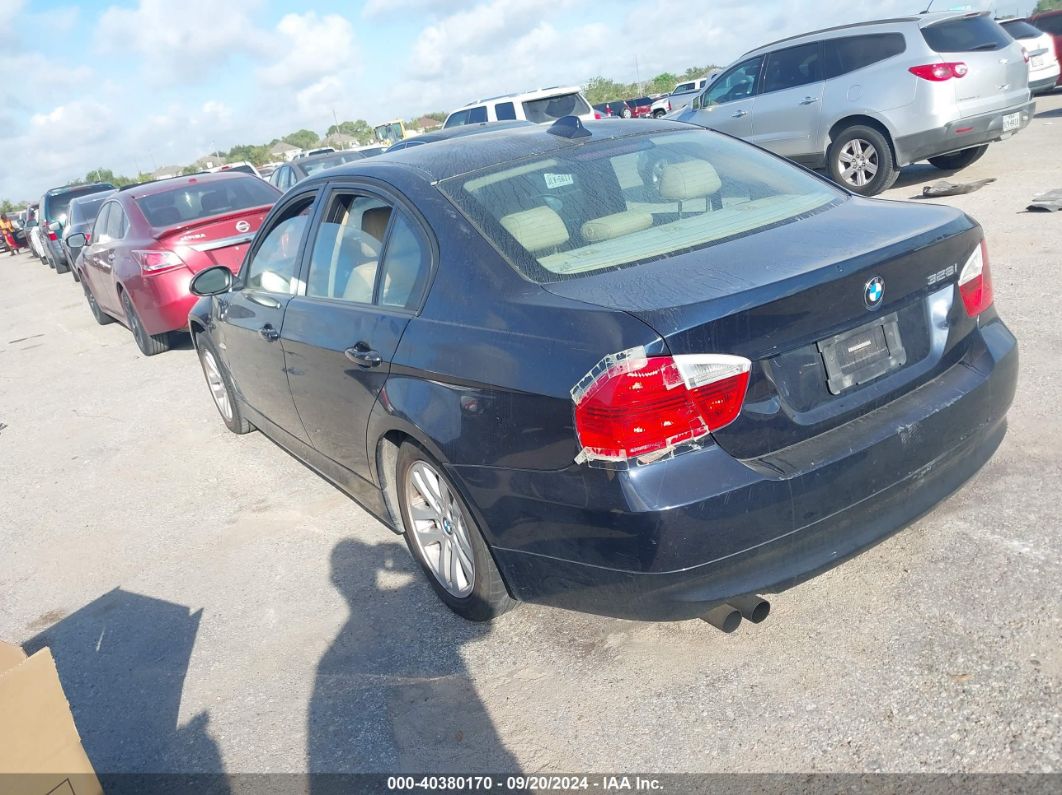 2007 BMW 328I Blue  Gasoline WBAVA33557PV67492 photo #4