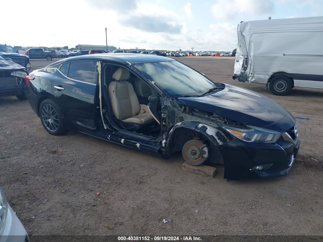 2018 NISSAN MAXIMA 3.5 SV Black  Gasoline 1N4AA6AP0JC389275 photo #1