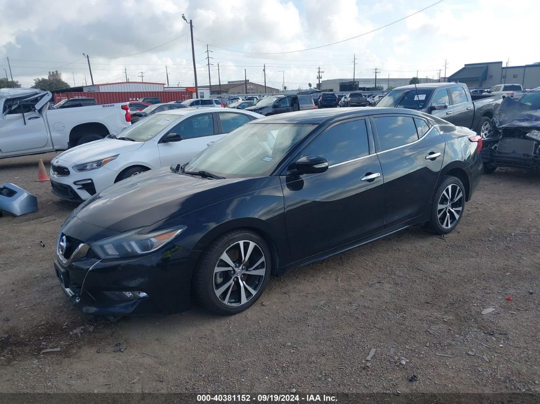 2018 NISSAN MAXIMA 3.5 SV Black  Gasoline 1N4AA6AP0JC389275 photo #3