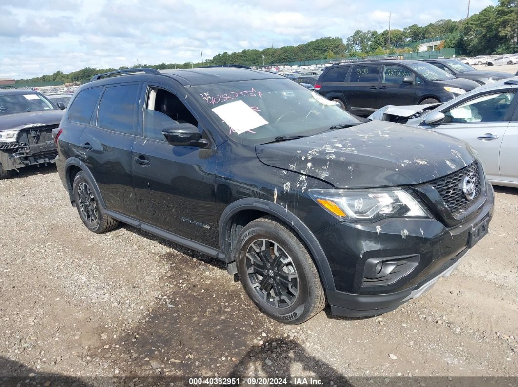 2019 NISSAN PATHFINDER SV Black  Gasoline 5N1DR2MM3KC638014 photo #1