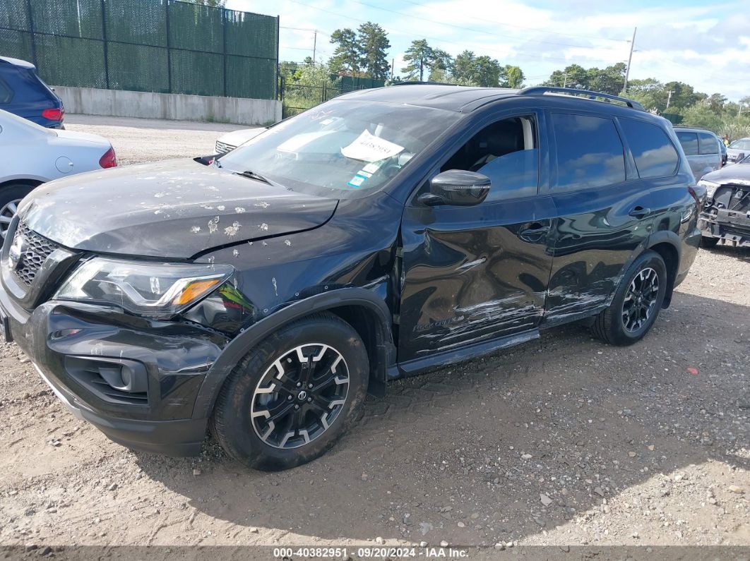 2019 NISSAN PATHFINDER SV Black  Gasoline 5N1DR2MM3KC638014 photo #3