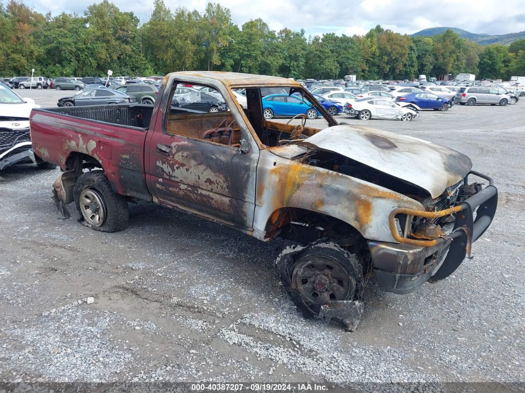 1994 TOYOTA PICKUP 1/2 TON SHORT WHLBSE DX Red  Gasoline 4TARN01P2RZ307890 photo #1