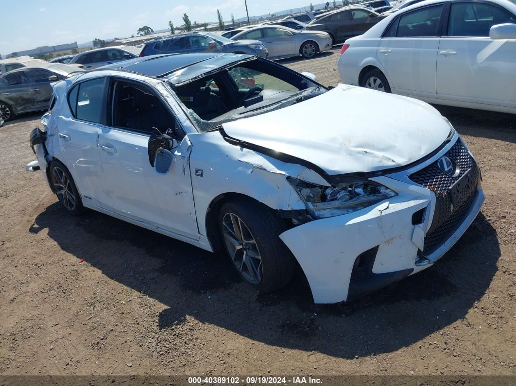 2015 LEXUS CT 200H White  Hybrid JTHKD5BH9F2226515 photo #1