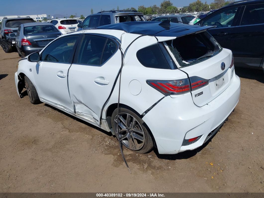 2015 LEXUS CT 200H White  Hybrid JTHKD5BH9F2226515 photo #4