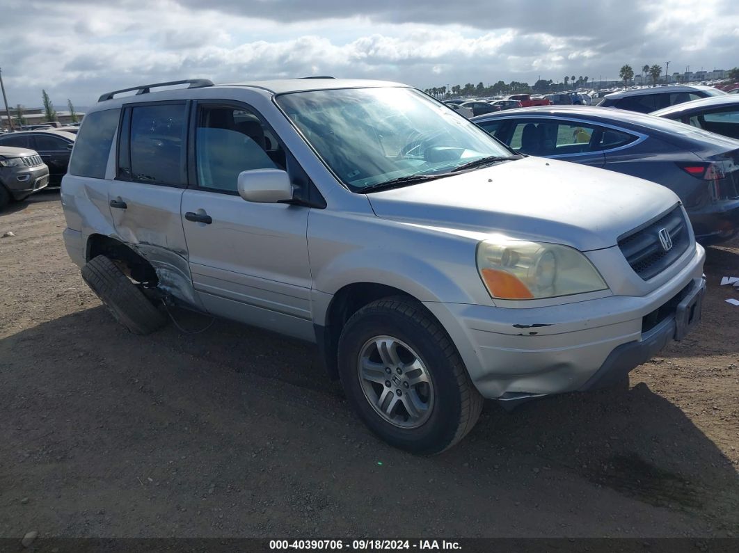 2004 HONDA PILOT EX Gray  Gasoline 2HKYF18494H615265 photo #1