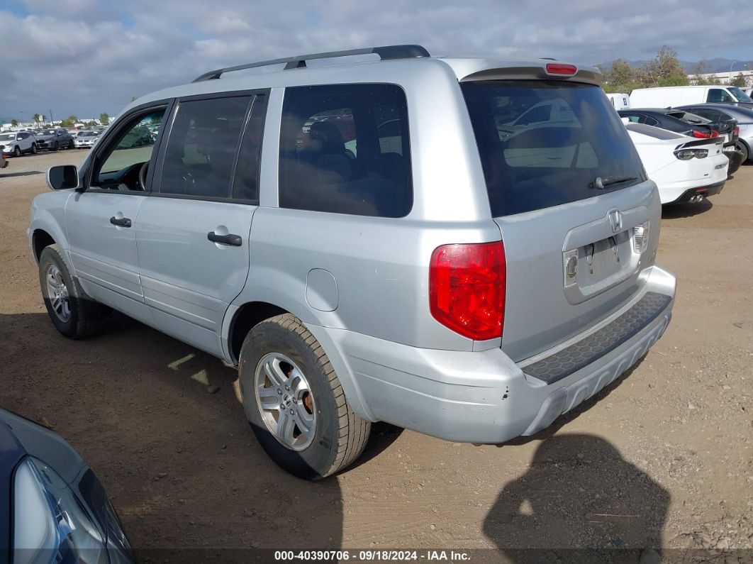 2004 HONDA PILOT EX Gray  Gasoline 2HKYF18494H615265 photo #4