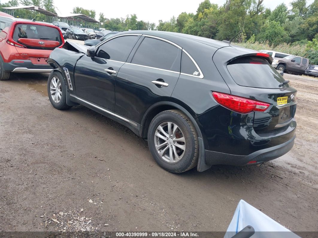 2012 INFINITI FX35 Black  Gasoline JN8AS1MW8CM150989 photo #4