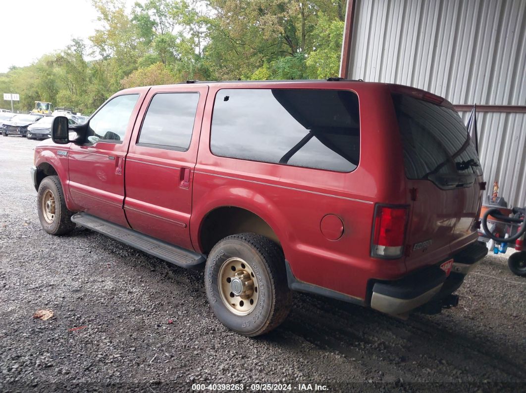 2000 FORD EXCURSION XLT Red  Gasoline 1FMNU41S9YEC42295 photo #4