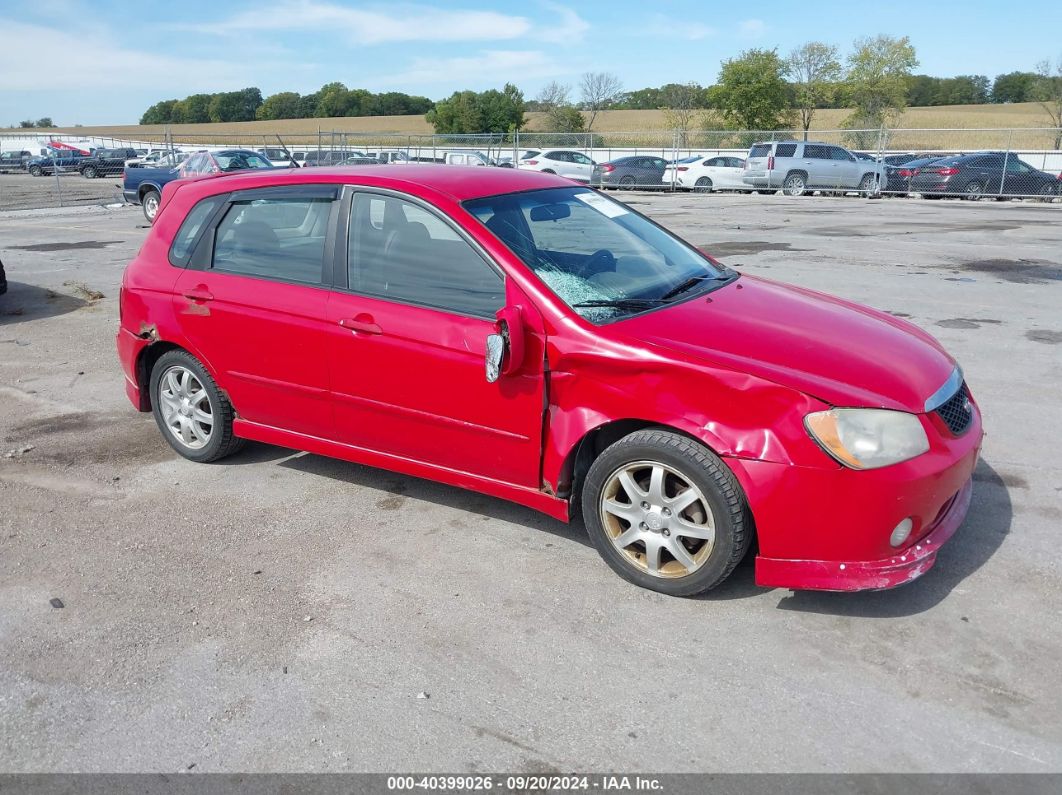 2006 KIA SPECTRA5 Red  Gasoline KNAFE161165253841 photo #1