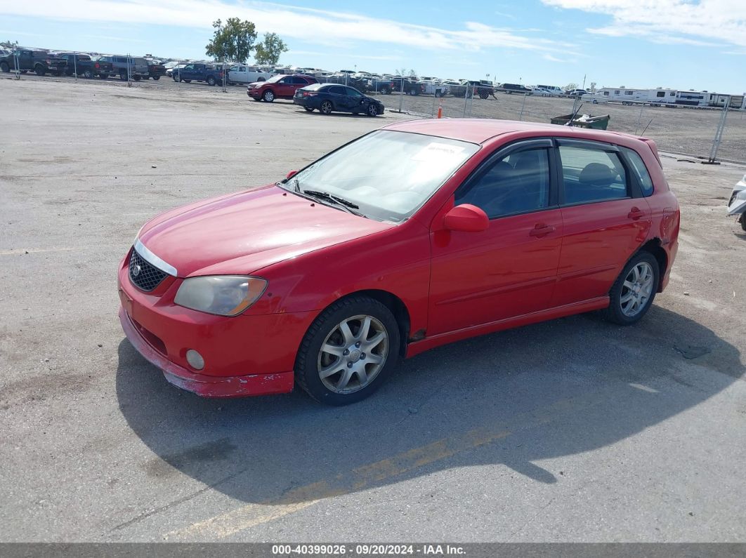 2006 KIA SPECTRA5 Red  Gasoline KNAFE161165253841 photo #3