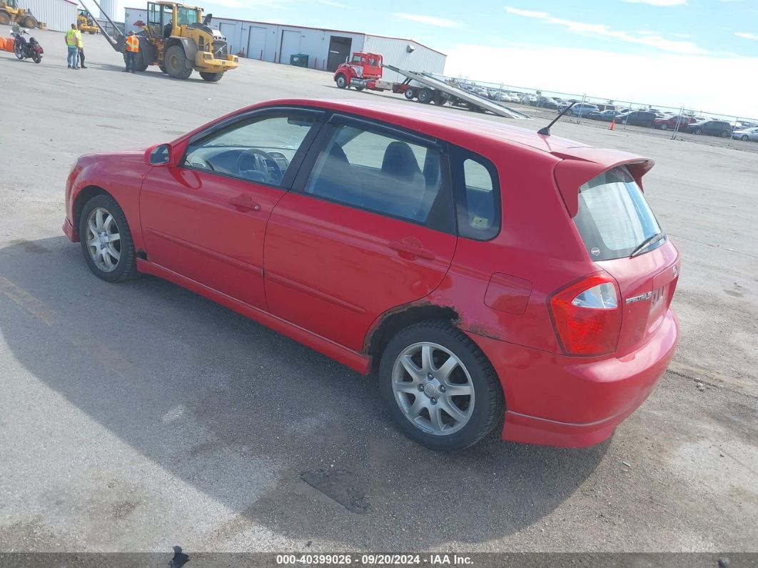 2006 KIA SPECTRA5 Red  Gasoline KNAFE161165253841 photo #4