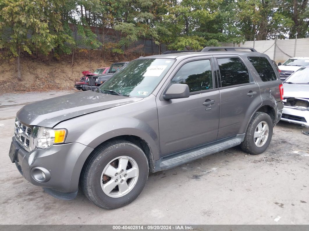 2010 FORD ESCAPE XLT Gray  Flexible Fuel 1FMCU9DG6AKA02656 photo #3