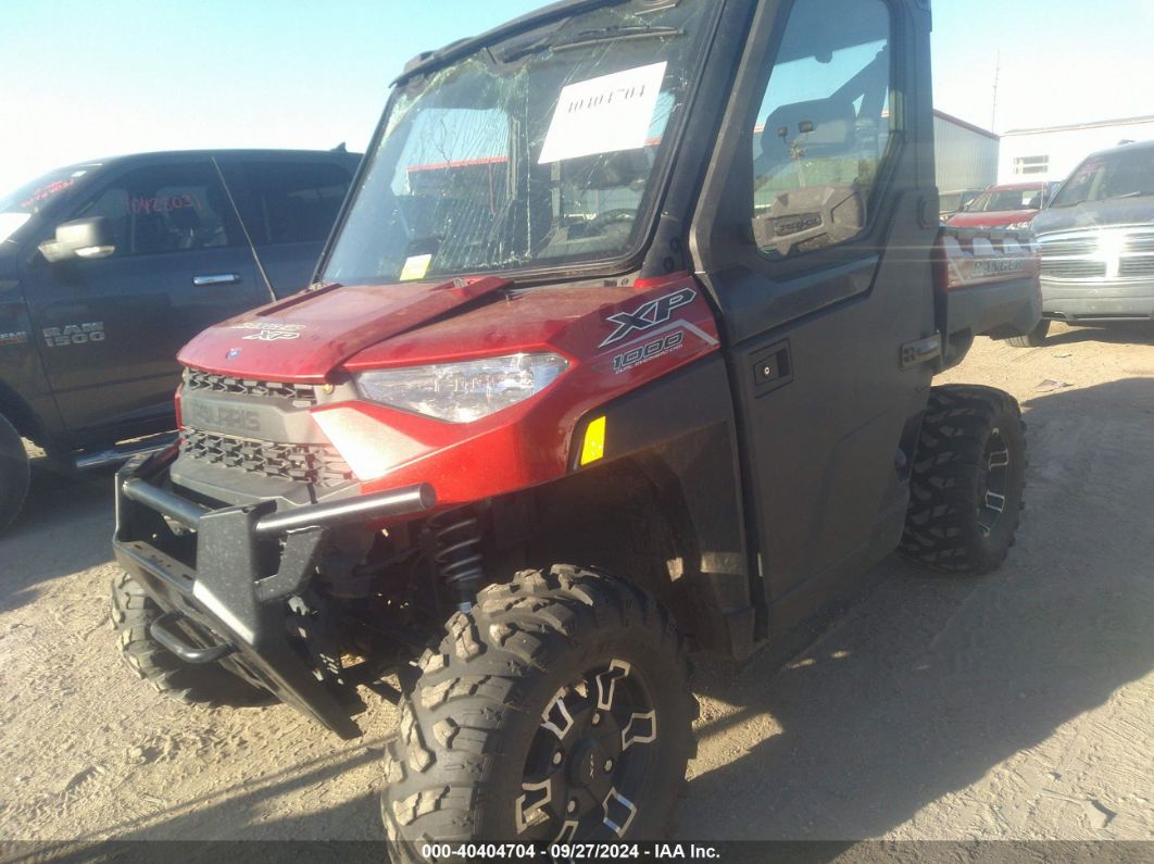 2022 POLARIS RANGER XP 1000 PREMIUM Red  Gasoline 4XARRE992N8415171 photo #3