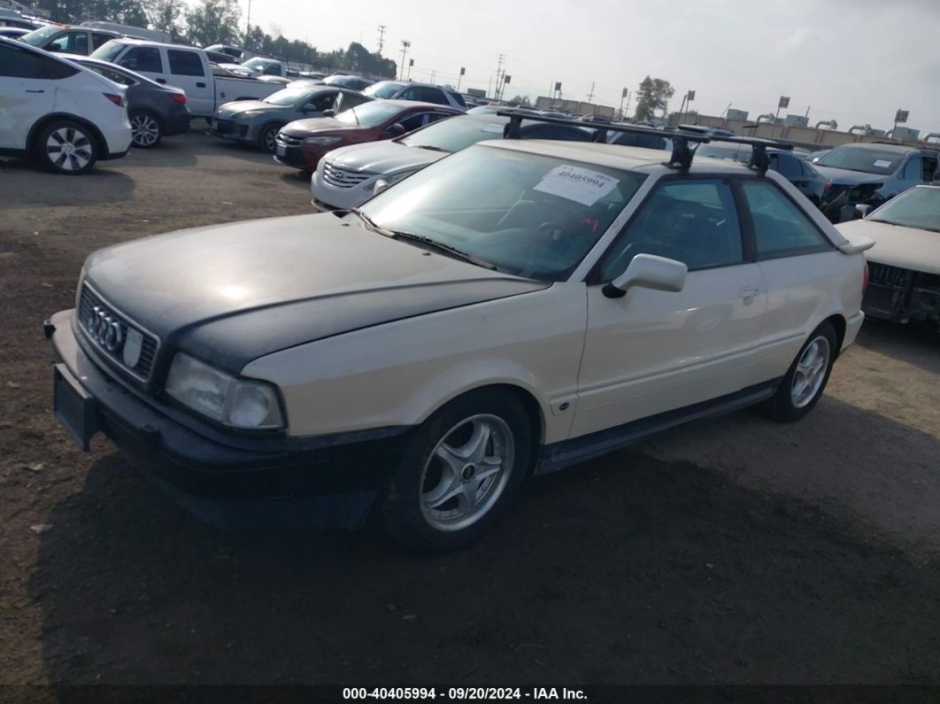 1990 AUDI COUPE QUATTRO Cream coupe gas WAUGE58B2LA017347 photo #3