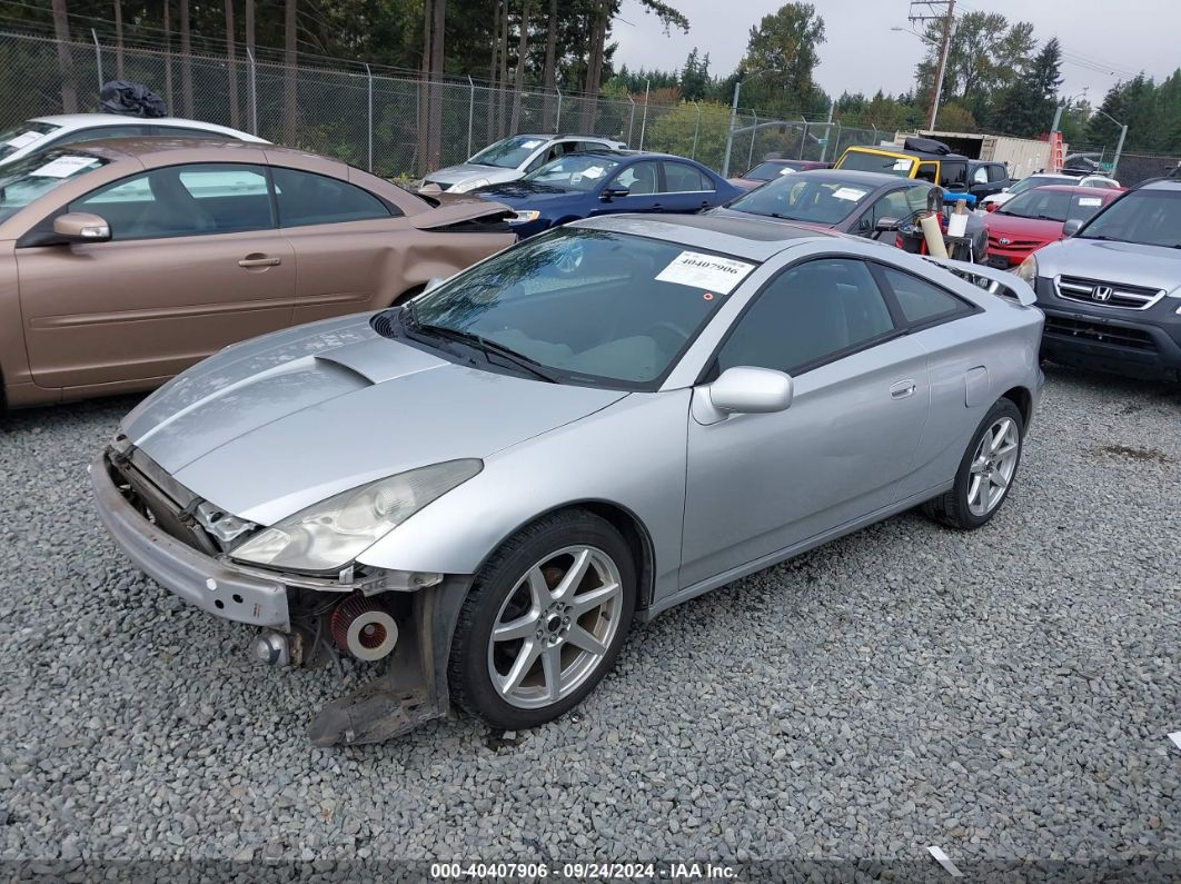 2002 TOYOTA CELICA GT Silver  Gasoline JTDDR32T920117210 photo #3