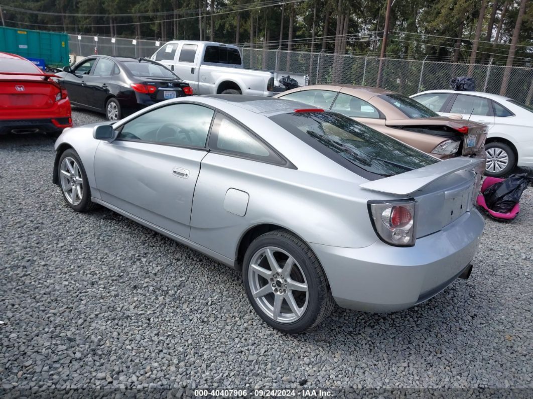 2002 TOYOTA CELICA GT Silver  Gasoline JTDDR32T920117210 photo #4