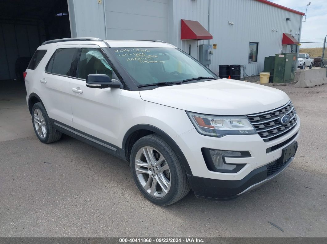 2016 FORD EXPLORER XLT White  Gasoline 1FM5K8D82GGC22485 photo #1