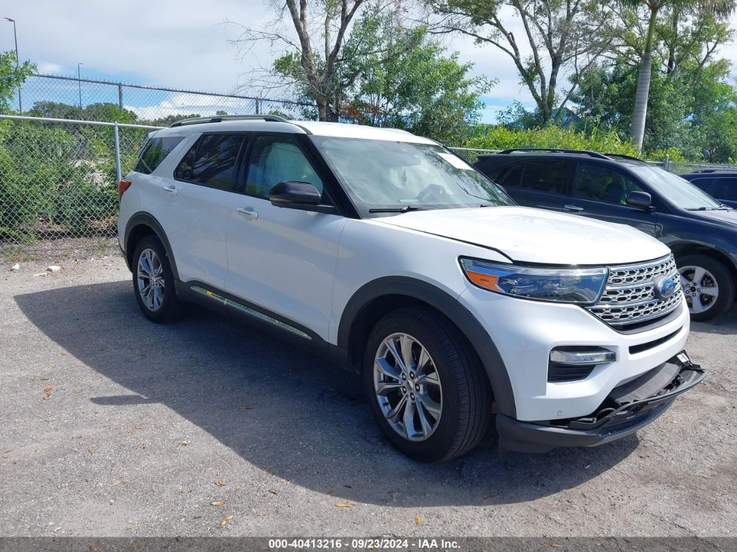 2021 FORD EXPLORER LIMITED White  Gasoline 1FMSK7FH8MGA87857 photo #1