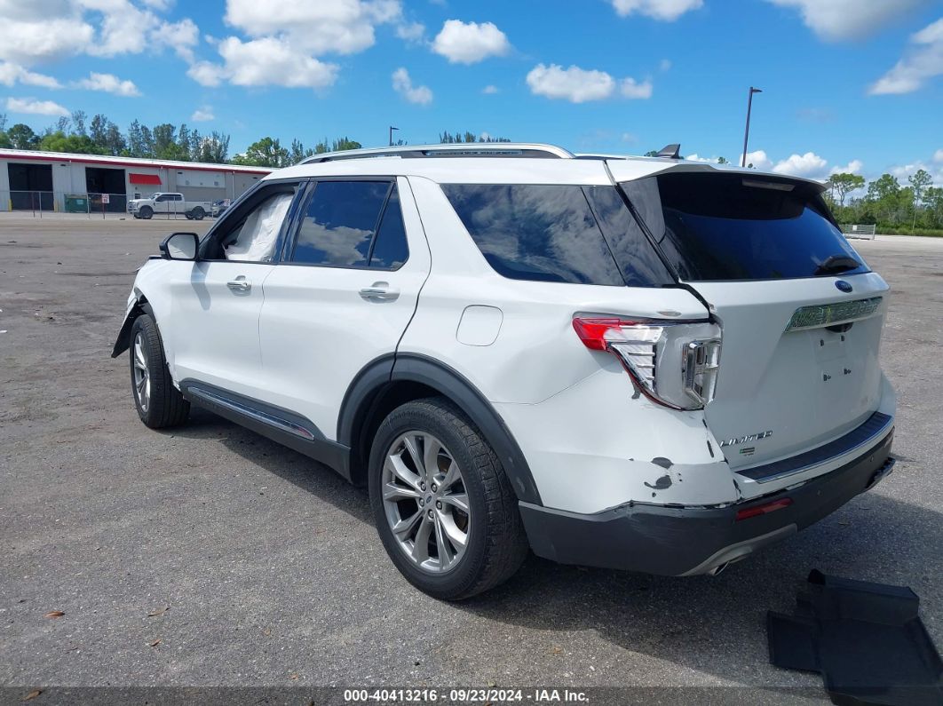 2021 FORD EXPLORER LIMITED White  Gasoline 1FMSK7FH8MGA87857 photo #4